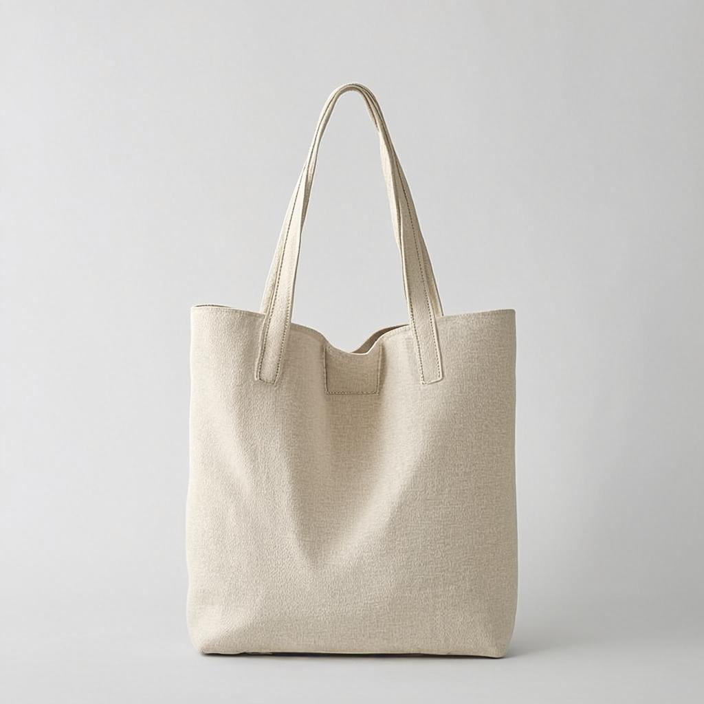 Tote Bag de Lino Natural